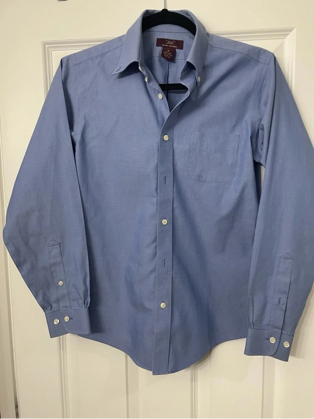Brooks Brothers 360  Classic Fit Light Blue Boys Button-Down Dress Shirt